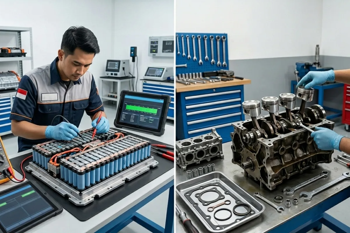 Baterai EV Mahal? Bandingkan Dulu dengan Overhaul Mesin Bensin!