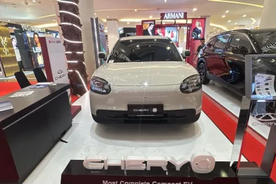 Chery Q Sapa Balikpapan, Mobil Listrik Rp294 Jutaan