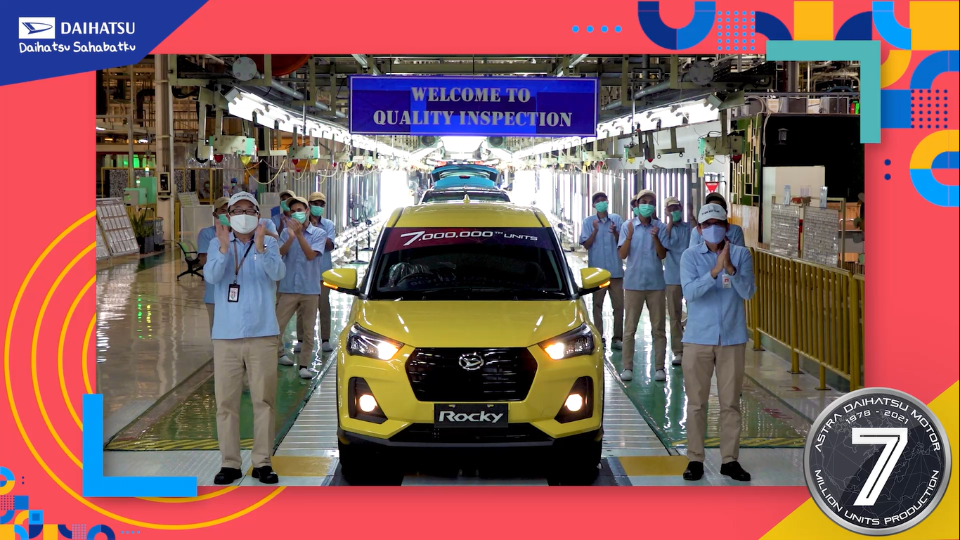 Produksi Daihatsu di Indonesia Akhirnya Tembus Tujuh Juta Unit